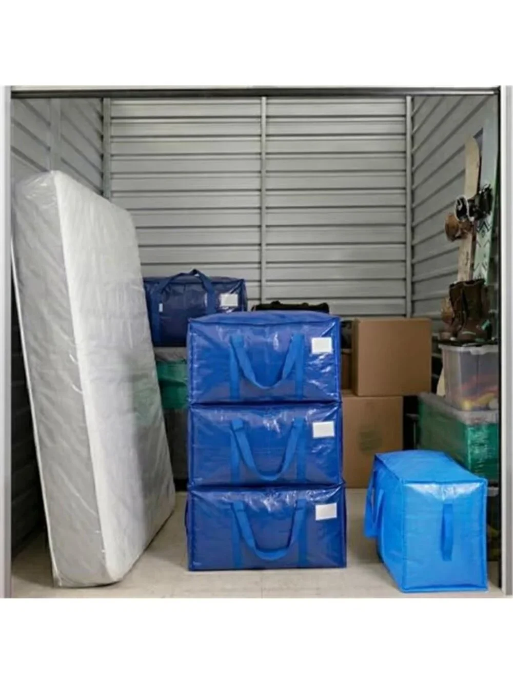 2 Pack Extra Large Moving Bags Heavy Duty with Zippers & Carrying Handles